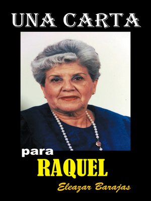 cover image of Una  Carta Para Raquel